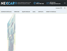 Tablet Screenshot of grupnexcar.com